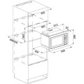 Cuptor microunde incorporabil Franke KS FMW 250 CR2 G BK Negru
