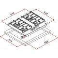 Plita Teka CGW Lux 60 4G AI AL TR CI
