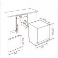 Masina de spalat vaseTeka incorporabila DW8 55 FI