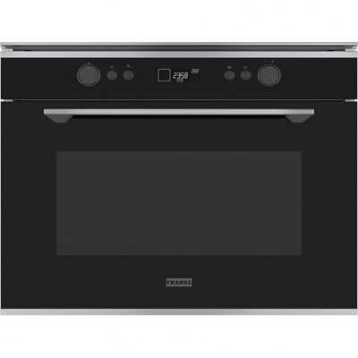 Cuptor microunde Franke KS Mythos FMY 45 MW XS Inox satinat -cristal negru