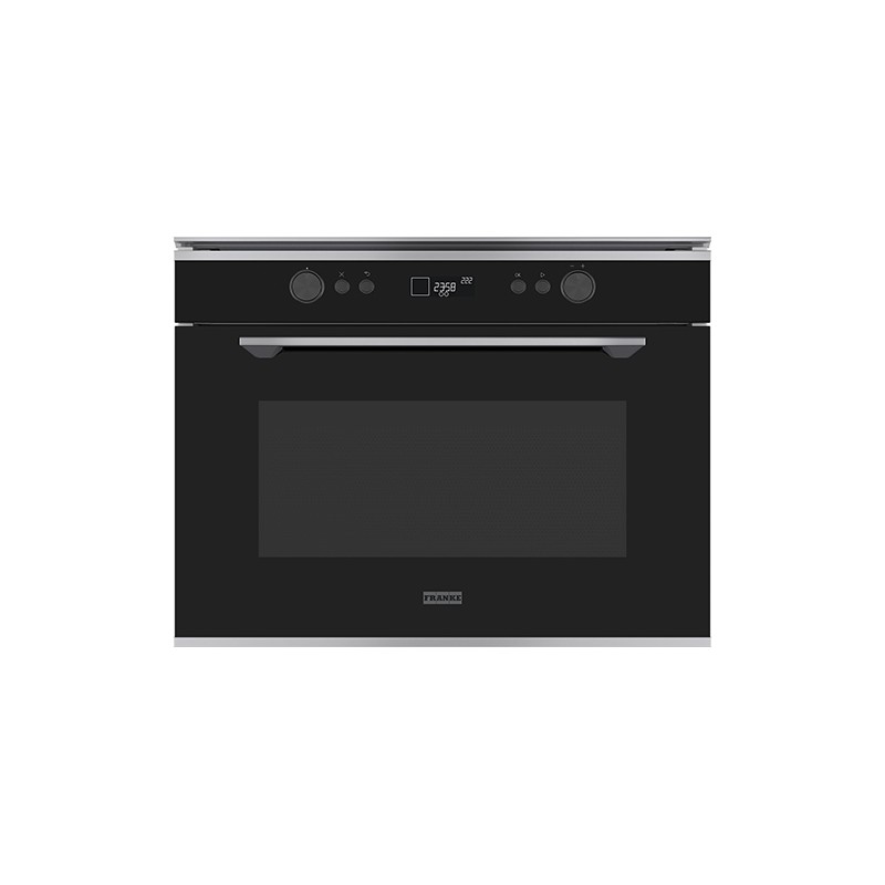 Cuptor microunde Franke KS Mythos FMY 45 MW XS Inox satinat -cristal negru